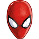 Marvel Spider-Man party masks 6-pack, imported from the UK