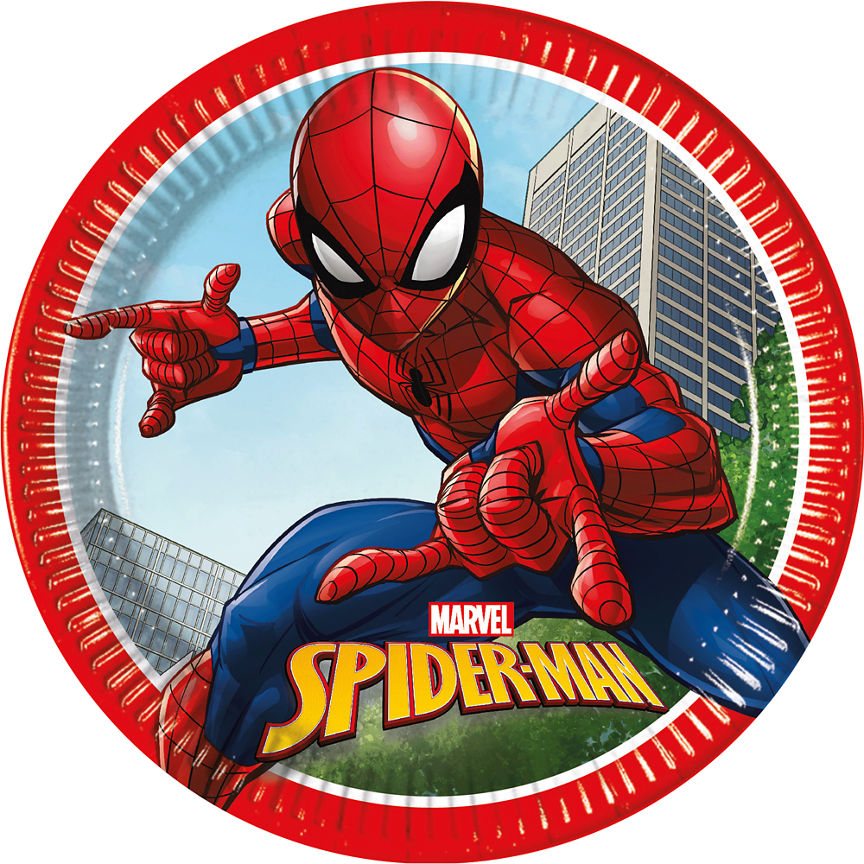 Marvel 8 Spider-Man Paper Plates GOODS ASDA   