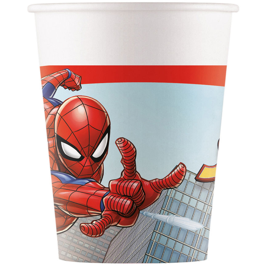 Marvel 8 Spider-Man Cups 200ml