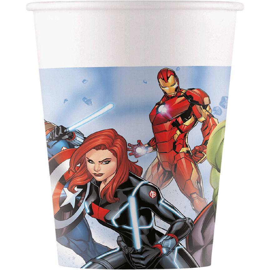 Marvel 8 Avengers Paper Cups 200ml