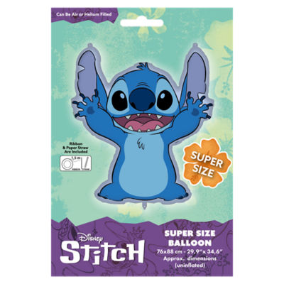 Disney Stitch supersized foil balloon 68.5x88cm - British product