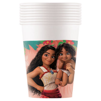 Disney Moana paper cups 8pk 200ml, UK version
