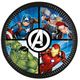 Marvel Avengers paper plates 23cm 8pk, UK version