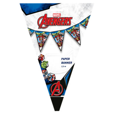 Marvel Avengers flag bunting 2.3m - British product