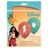 Disney Moana Latex Balloons 8pk, imported from the UK