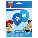Disney Toy Story printed balloons 8pk, imported from the UK