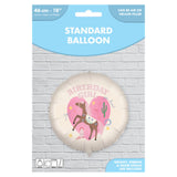 Rodeo Birthday Girl foil balloon 46cm, imported from the UK