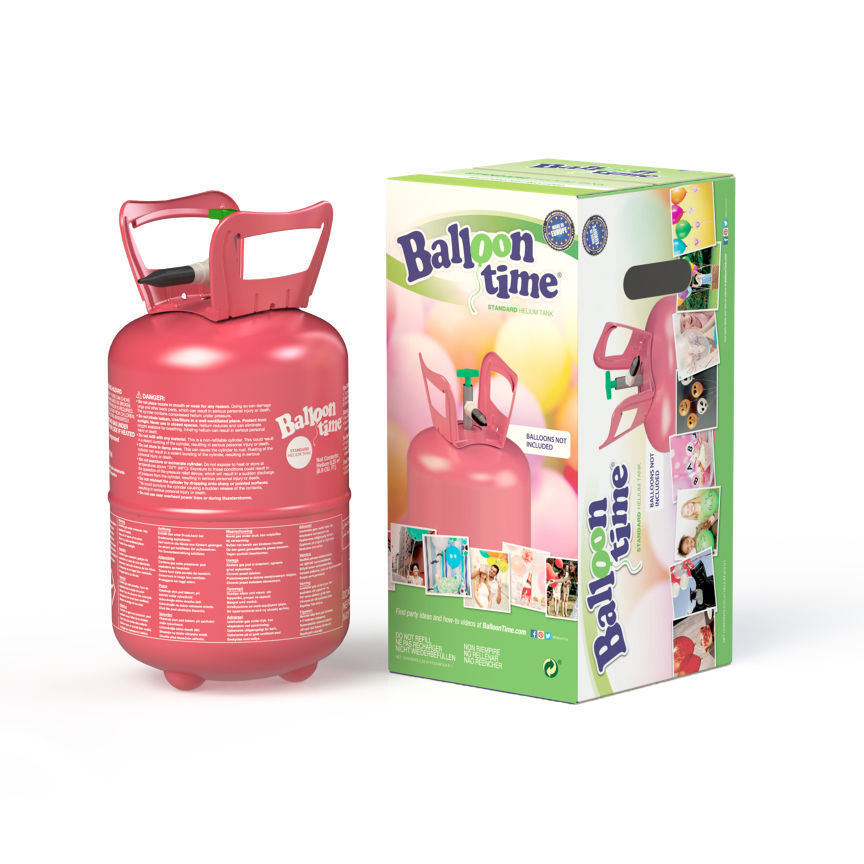 Balloon Time 30CT Helium Canister Balloon Tank GOODS ASDA   