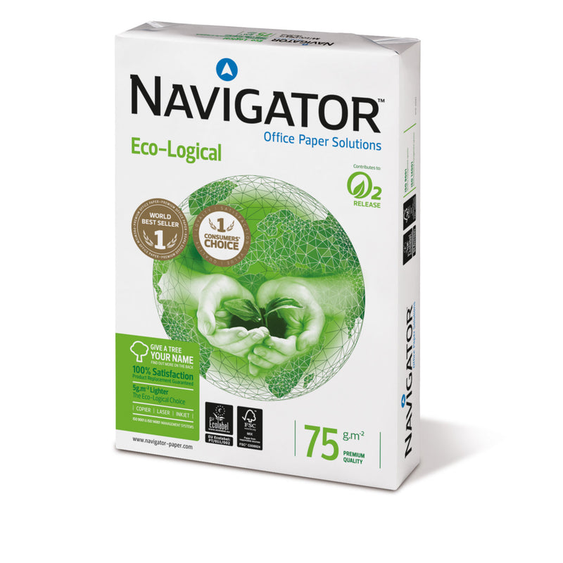 Navigator Eco Logical copy paper 75gsm A4 500 sheets - British product