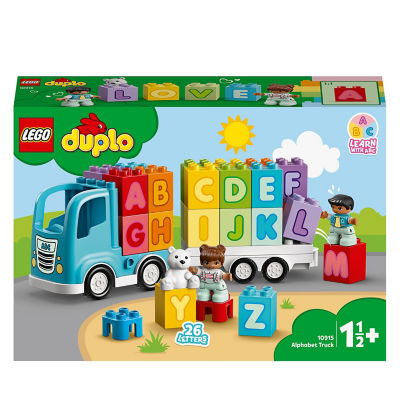 LEGO DUPLO alphabet truck toddler toy 36 pieces, imported from the UK