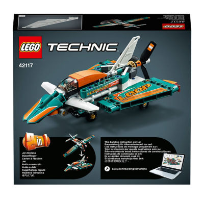LEGO Technic Race Plane building set 154 pieces, imported from the UK