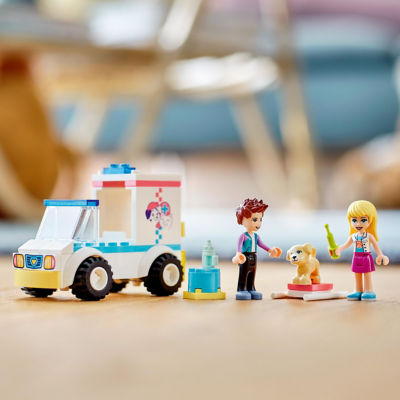 LEGO Friends Pet Clinic Ambulance toy 54 pieces, UK version