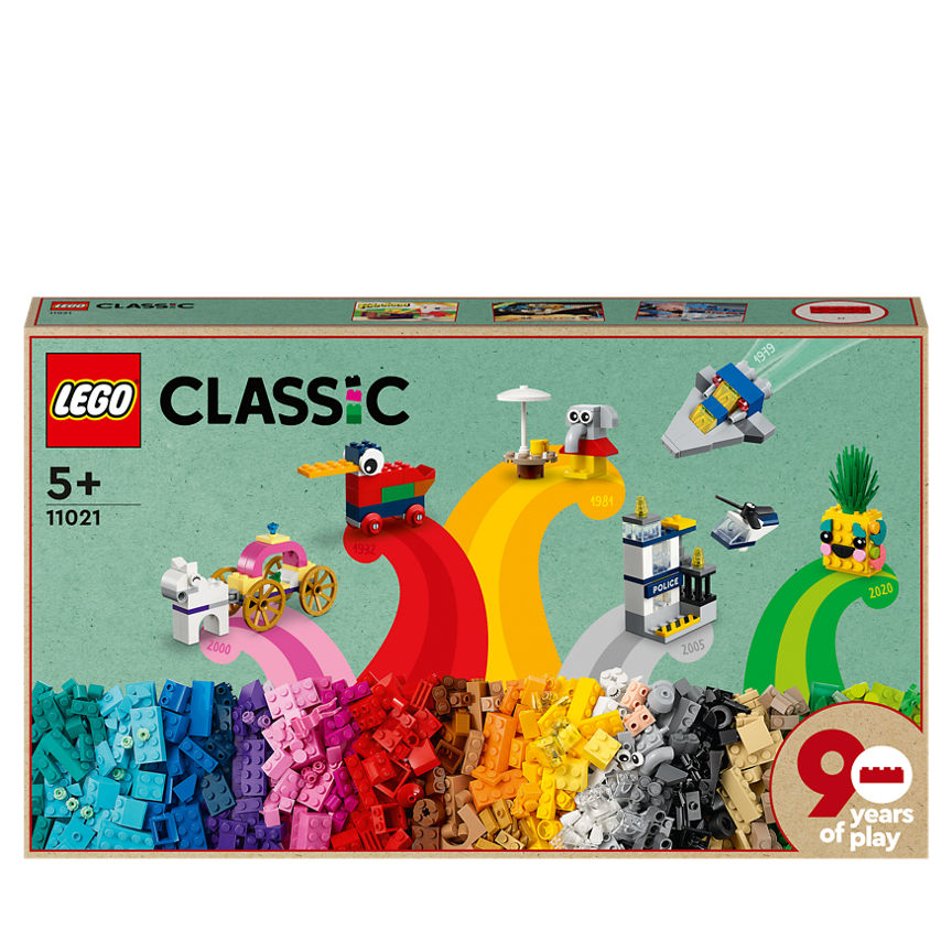 LEGO Classic 90 Years of Play Bricks Box Set 11021