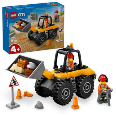 LEGO City yellow wheel loader construction toy (British brand)
