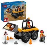 LEGO City yellow wheel loader construction toy (British brand)