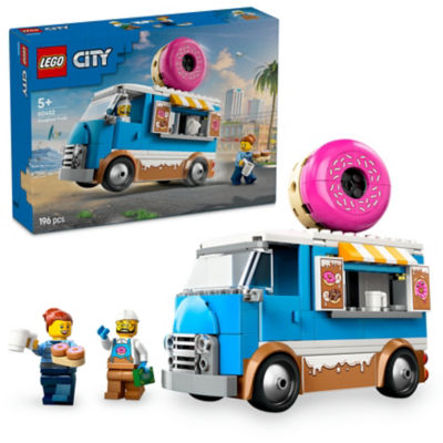 LEGO City Doughnut Truck building toy with minifigures, UK version