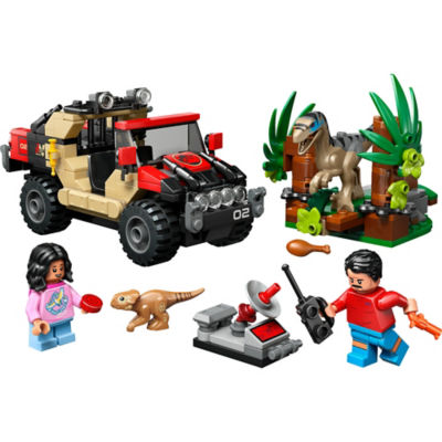LEGO Jurassic World Raptor Off-Road Escape 285 pieces (British brand)