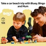 LEGO Bluey beach car building set 133 pieces, UK version