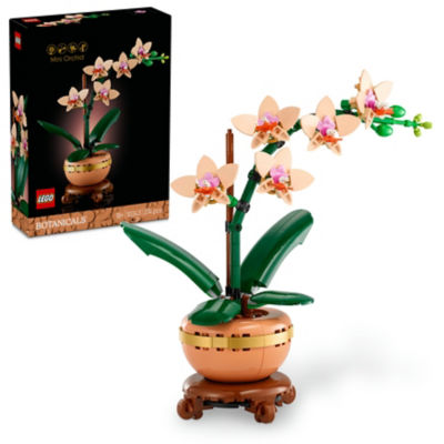 LEGO Botanicals Mini Orchid building set faux plant decor (British brand)