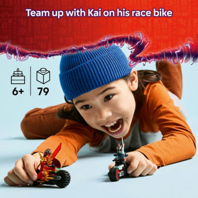 LEGO building set Kai's Motorcycle Speed Race 79 pieces, UK version