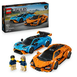 LEGO Speed Champions Lamborghini Revuelto Huracán STO building set, imported from the UK