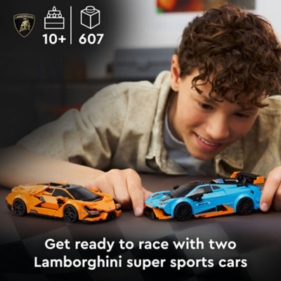 LEGO Speed Champions Lamborghini Revuelto Huracán STO building set, imported from the UK