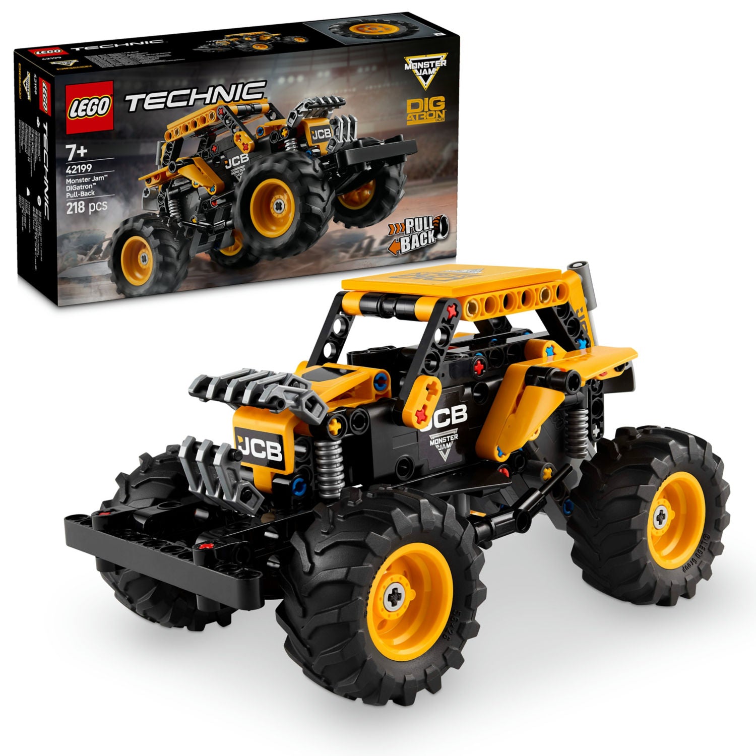 LEGO Technic Monster Jam DIGatron pull-back truck toy, UK version