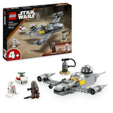 LEGO Star Wars Mando and Grogu's N-1 Starfighter 92 piece building toy - British product