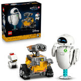 LEGO WALL-E and EVE brick model (British brand)