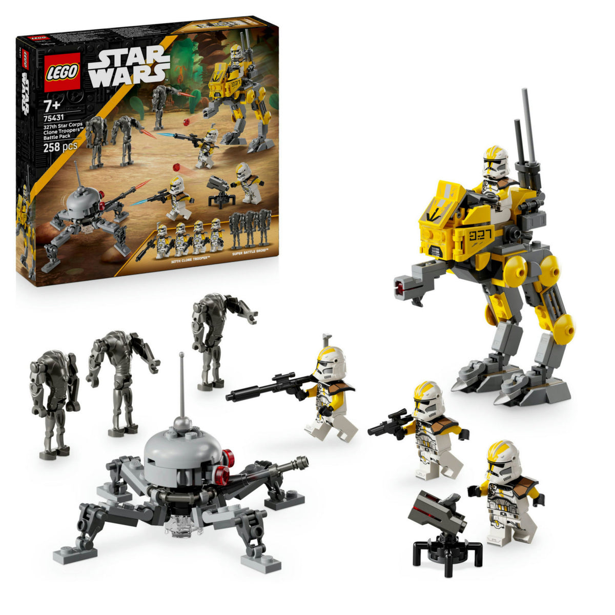 LEGO 327th Clone Trooper Battle Pack, imported from the UK