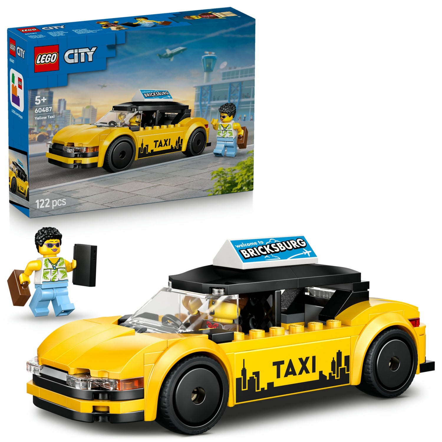LEGO Yellow Taxi building set (British brand)