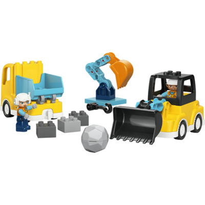LEGO DUPLO 3 in 1 construction vehicles building set (British brand)