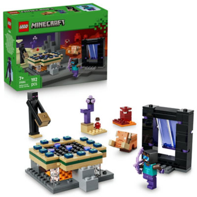 LEGO Minecraft set Nether & End Portal Journey, UK version