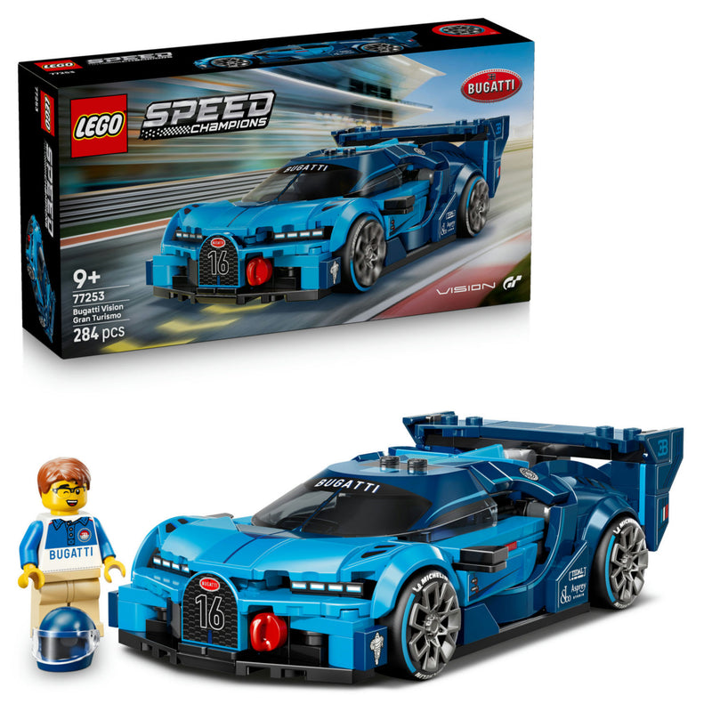 LEGO Bugatti Vision GT hyper sports car building set (British brand)