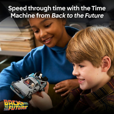 LEGO Back to the Future Time Machine building set, imported from the UK