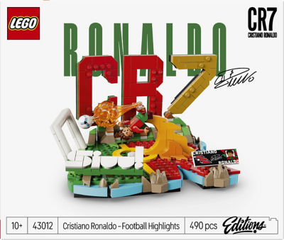LEGO Cristiano Ronaldo football highlights building set 43012, imported from the UK