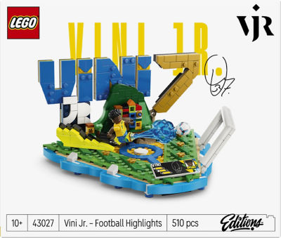LEGO Vini Jr. football display model 43027 (British brand)