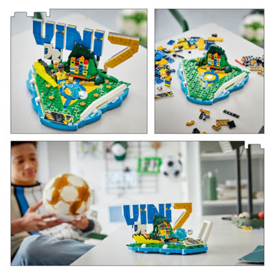 LEGO Vini Jr. football display model 43027 (British brand)