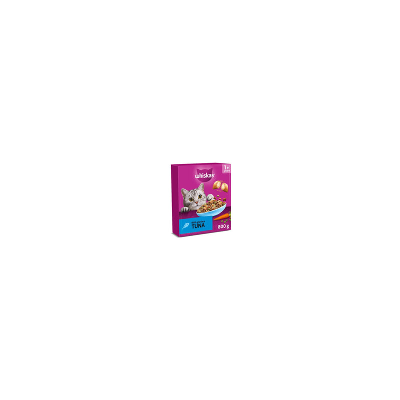 Whiskas 1+ Dry TUNA Cat Food 800g