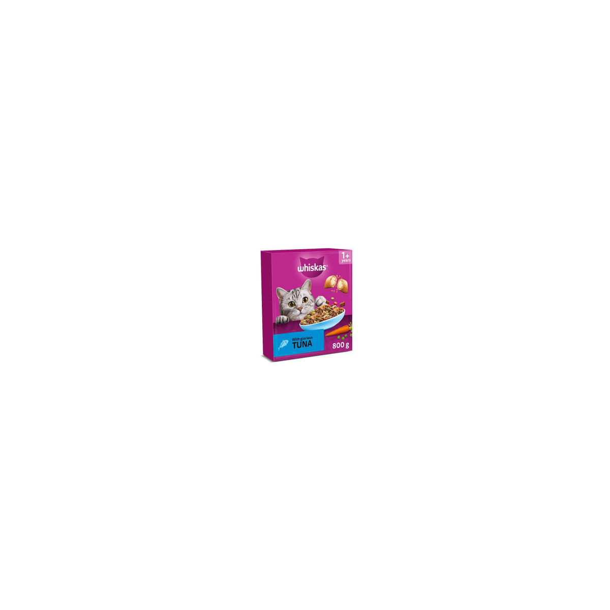 Whiskas 1+ Dry TUNA Cat Food 800g