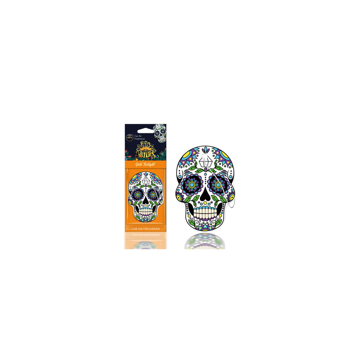 Aroma Gold Tattoo car air freshener, UK version