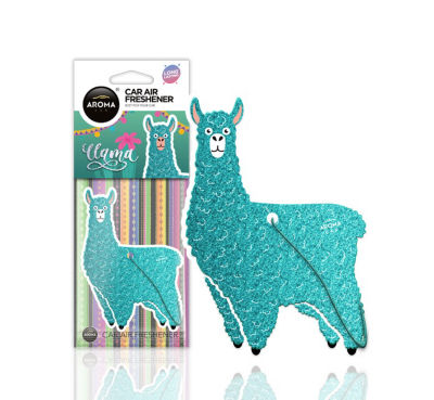 Glitter Llama Car Air Freshener