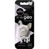 Aroma Geo Dog white cotton touch car air freshener (British brand)