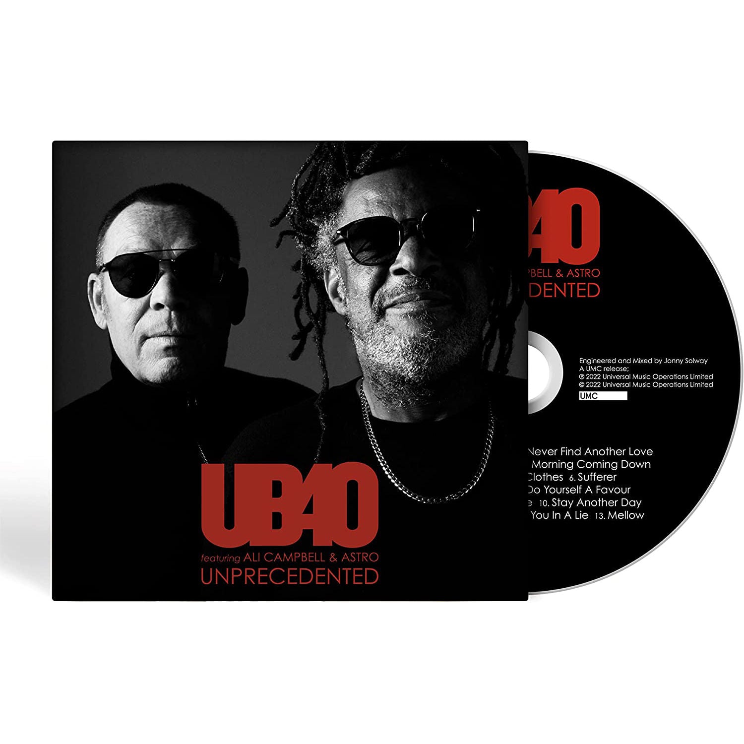 UB40 Unprecedented CD album, imported from the UK