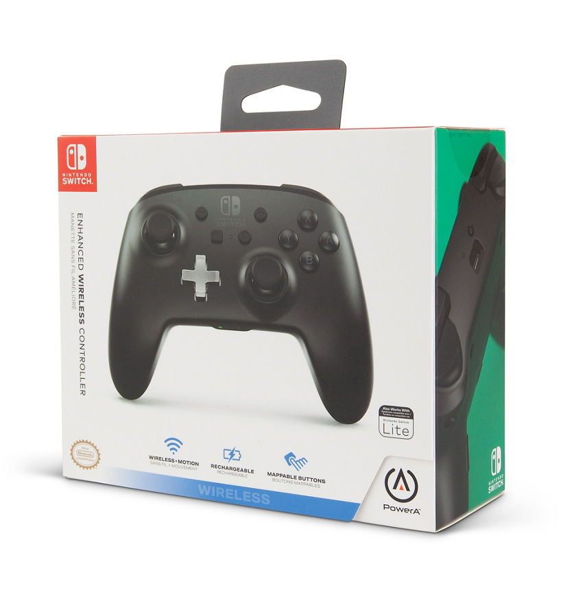 PowerA Enhanced Wireless Controller For Nintendo Switch - Black GOODS ASDA   