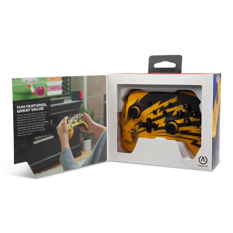 PowerA Pikachu Lightning wired controller, UK version