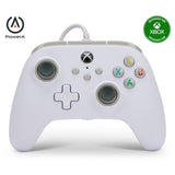 Gioteck white wired Xbox controller, officially licensed (British brand)