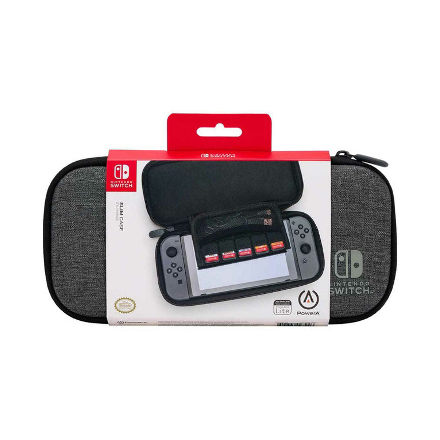 PowerA Slim Case for Nintendo Switch - Charcoal GOODS ASDA   