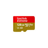 SanDisk Extreme MicroSD card with adapter 128GB (British brand)