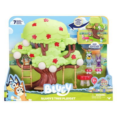 Bluey Tree Playset 11 inch tall toy with figure, UK version